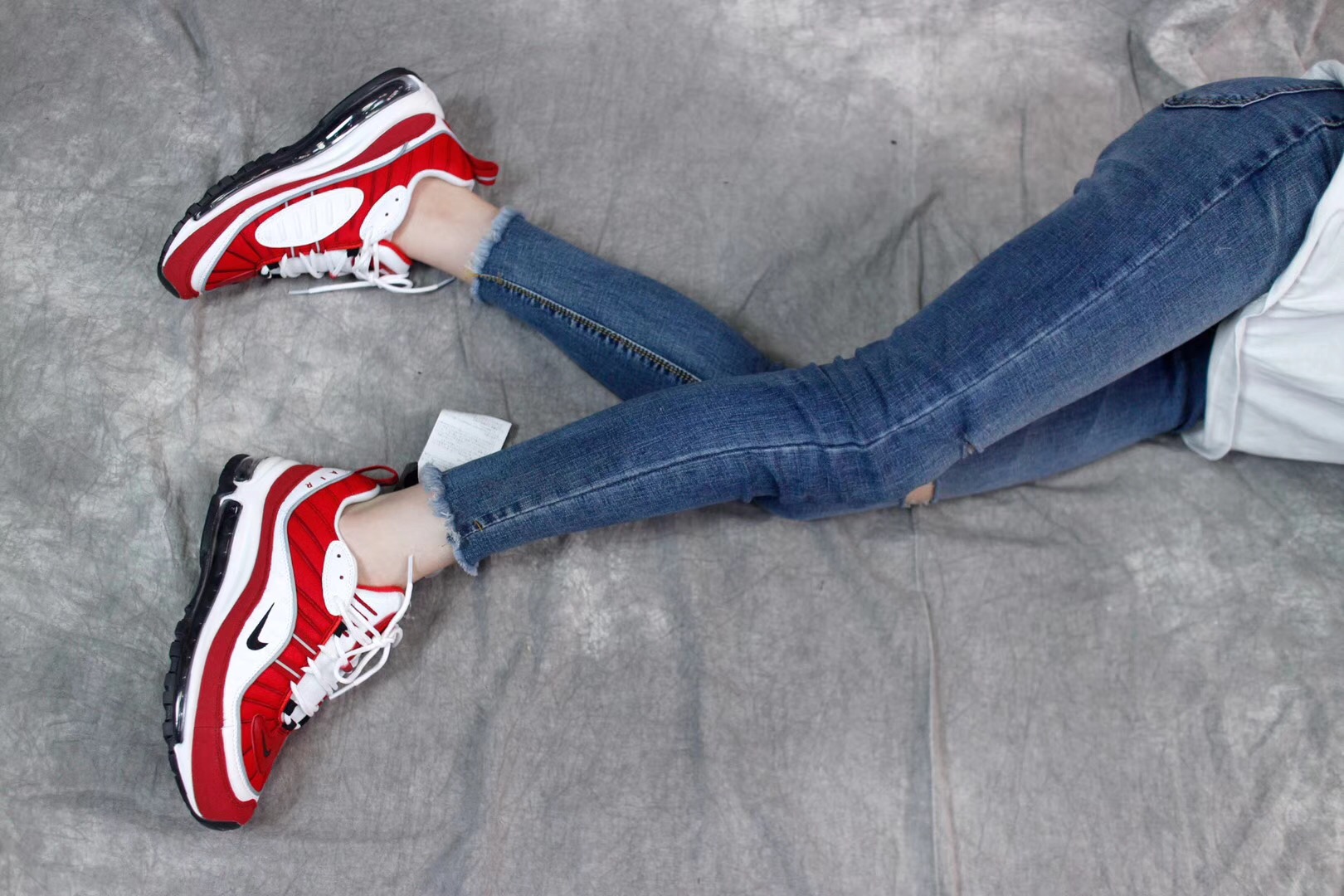 Giày Nike Air Max 98 màu đỏ trắng