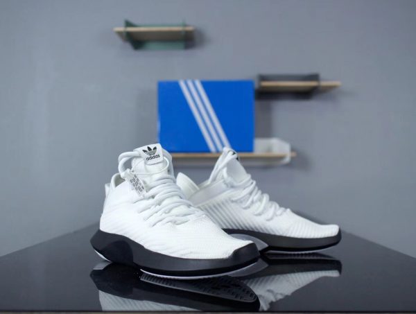 Giày Adidas CRAZY 1 ADV PK UNISEX màu trắng đế đen