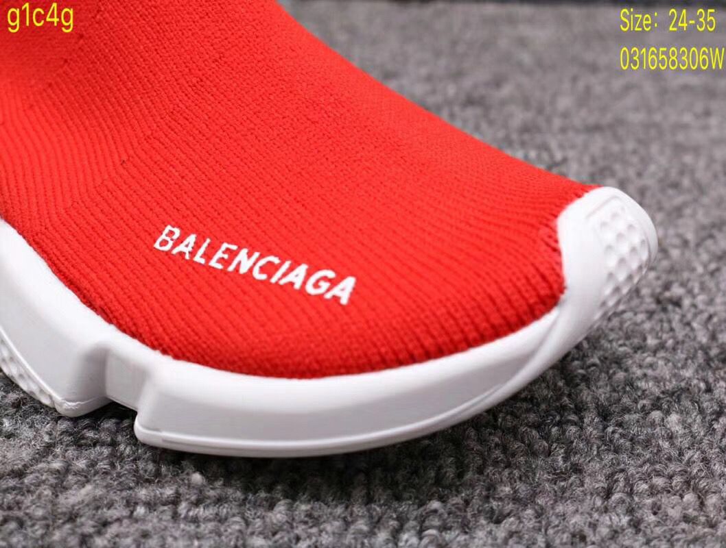 Giày Balenciaga cao cổ màu đỏ