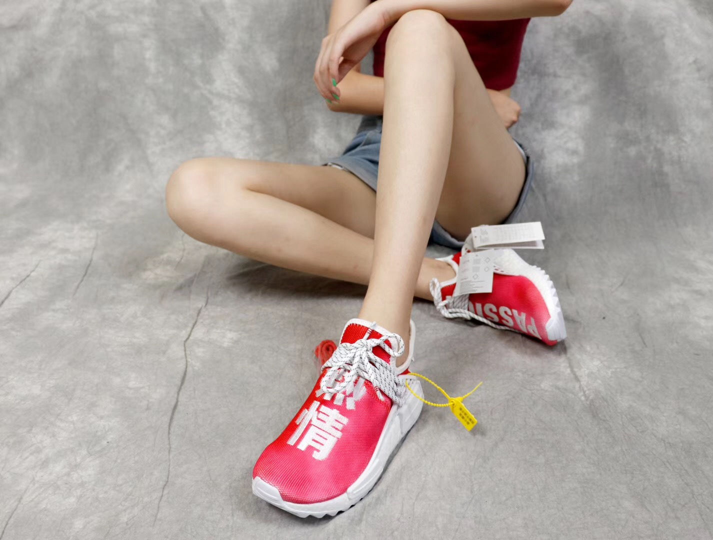 Giày Adidas NMD Human Race màu đỏ