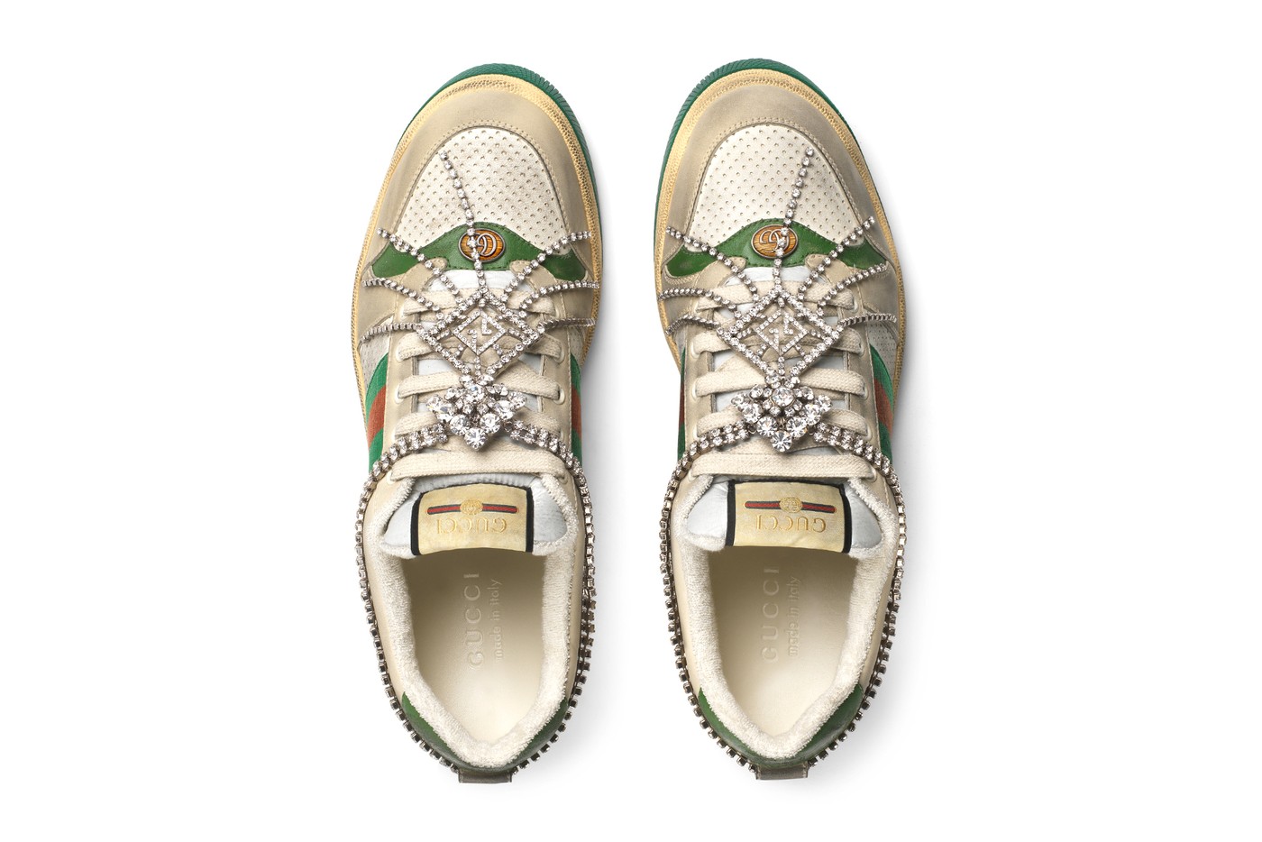 Gucci tung ra phiên bản sneakers đính pha lê với giá gần 40 triệu VND