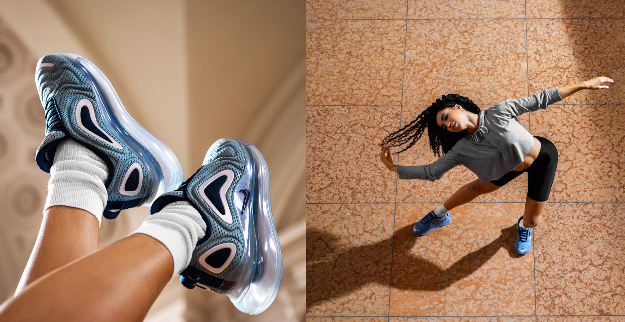 Nike Air Max 720  “uyển chuyển” trên đôi chân diễn viên Ba-lê