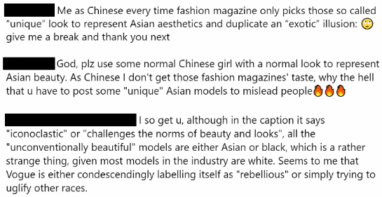 Vogue dính phốt kỳ thì chủng tộc bởi cư dân mạng Trung Quốc