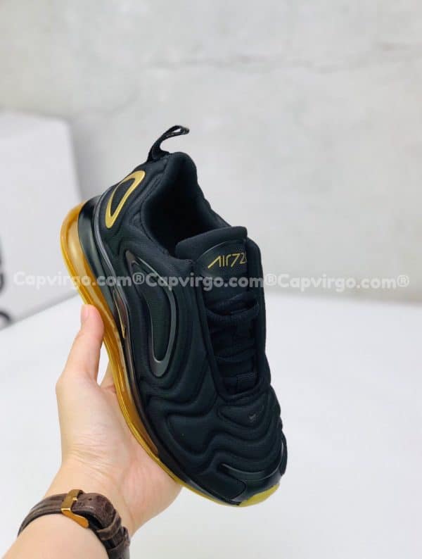 Giày trẻ em Nike air max màu đen mix vàng