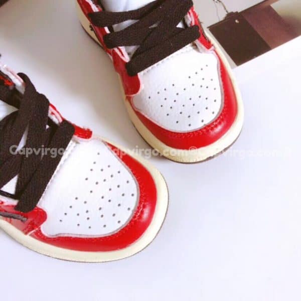 Giày trẻ em Air Jordan 1 Mid màu nâu đỏ