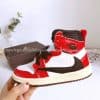 Giày trẻ em Air Jordan 1 Mid màu nâu đỏ