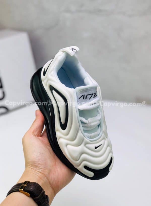 Giày trẻ em Nike air max 720 màu trắng đế đen