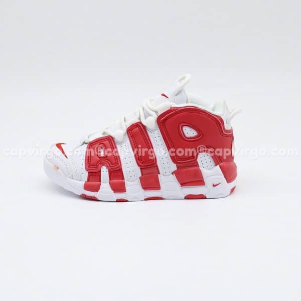 Giày trẻ em Nike Air More Uptempo màu trắng đỏ