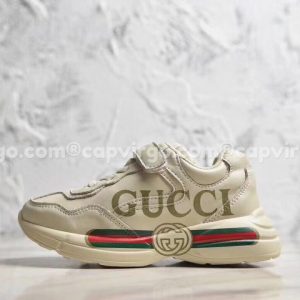 Giày trẻ em giày Gucci Rhyton Vintage Trainer