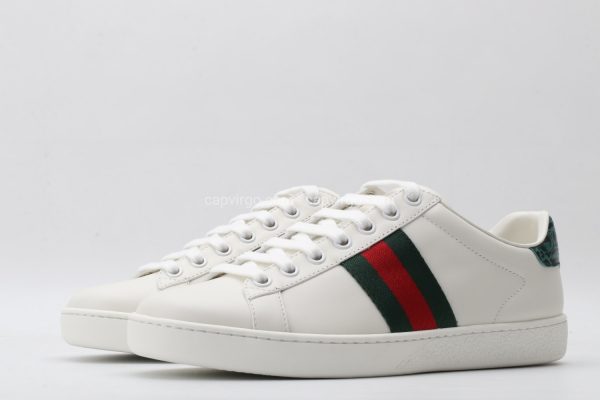 Giày gucci màu trắng xanh và đỏ ( Green And Red)