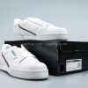 Giày Adidas Continental drop step màu trắng viền xanh