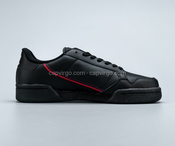 Giày Adidas Continental drop step màu đen viền đỏ