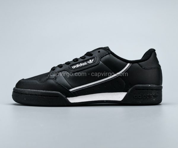 Giày Adidas Continental drop step màu đen viền trắng