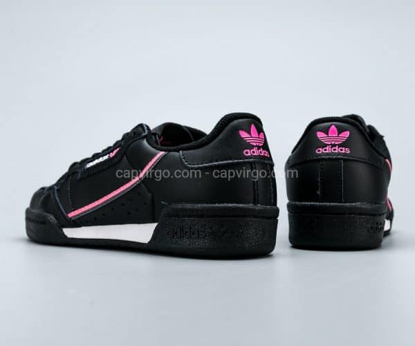 Giày Adidas Continental drop step màu đen viền hồng