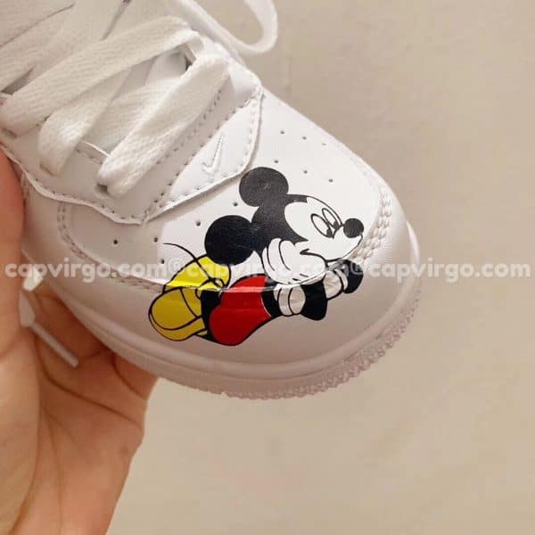 Giày trẻ em nike Air Force 1 chuột Mickey cao cổ