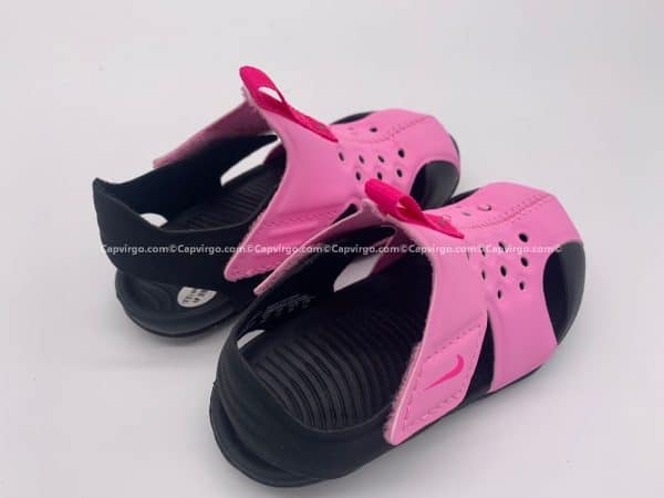 Sandal Nike Sunray trẻ em màu hồng đế đen