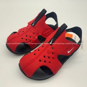 Sandal Nike Sunray trẻ em màu đỏ đế đen