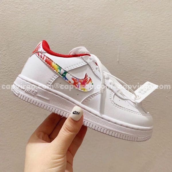 Giày trẻ em nike Air Force 1 2020 màu trắng