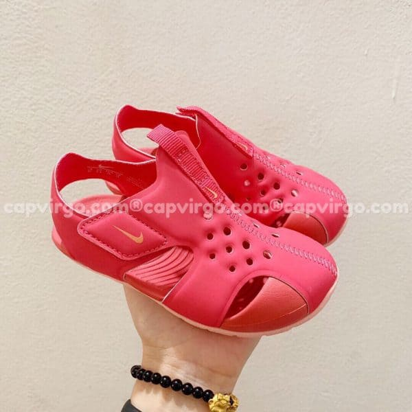 Sandal Nike Sunray trẻ em màu đỏ siêu nhẹ