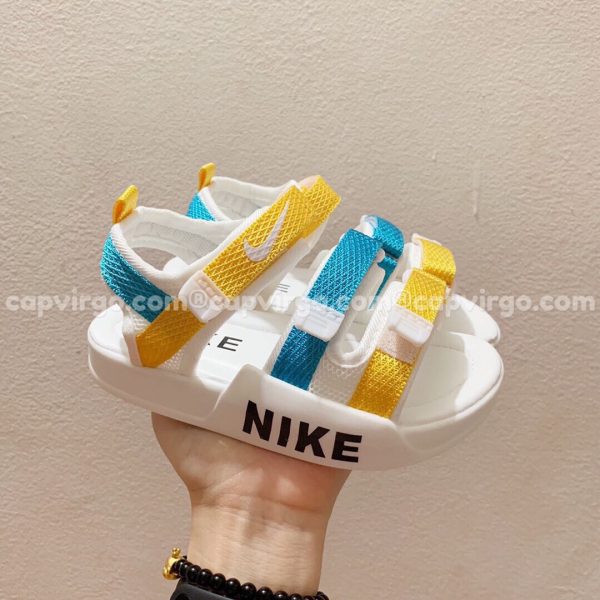 Sandal Nike trẻ em 3 dây màu vàng xanh