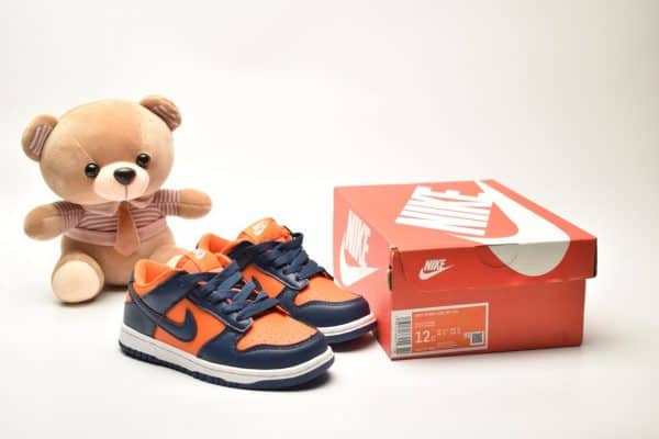 Giày trẻ em Nike SB Dunk Low Pro màu xanh cam