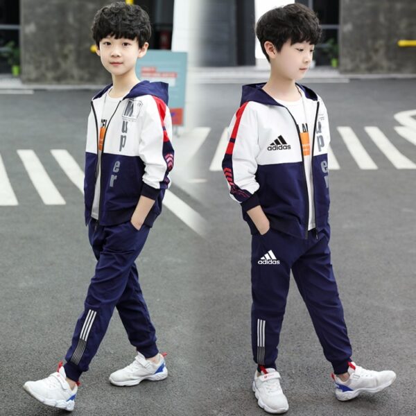 Bộ quần áo gió Adidas trẻ em