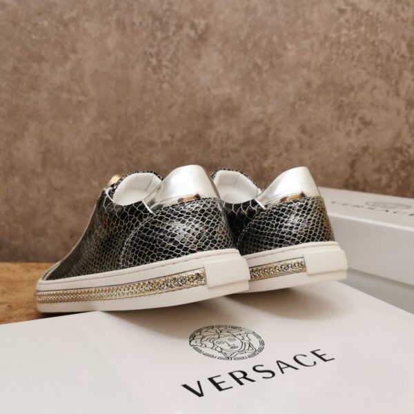 Giày nam Versace siêu cấp hoạt tiết da rắn