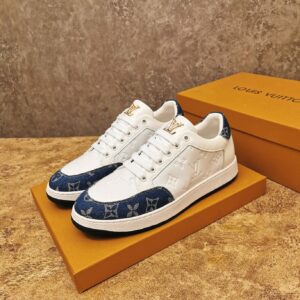 Giày Louis Vuitton cổ thấp siêu cấp màu trắng