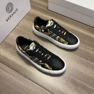 Giày Versace Original Single Vasachi đen vàng