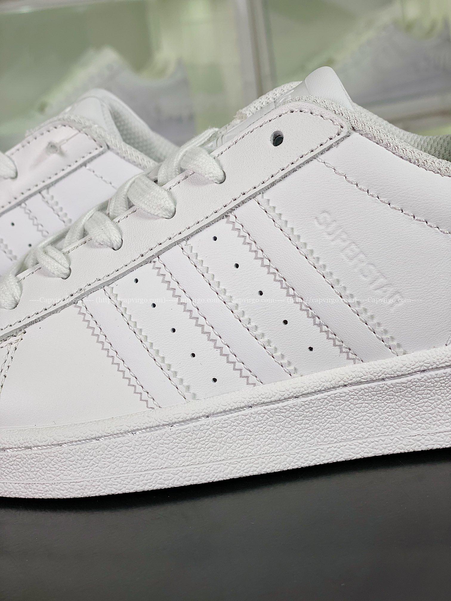 Giày Adidas Superstar màu full trắng