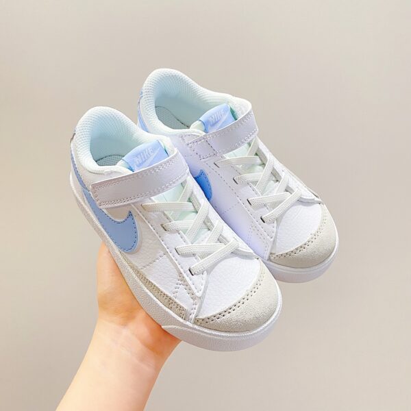 Giày nike Trailblazers trẻ em cổ thấp logo xanh pastel