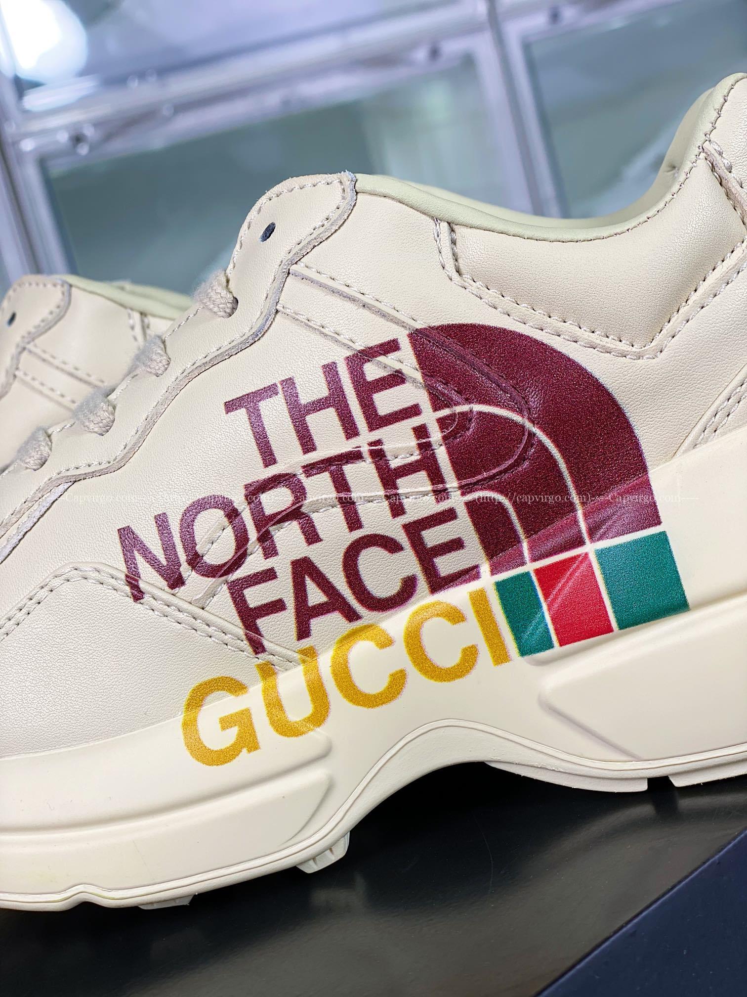 Giày Gucci Rhyton Vintage x The North Face x Gucci