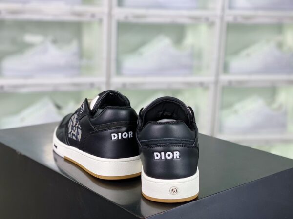 Giày Dior B27 Oblique Galaxy Low Top cổ thấp màu đen