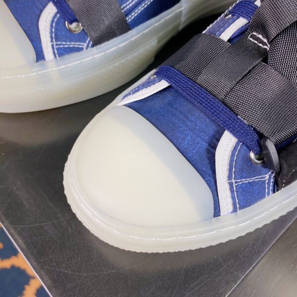 Giày Dior B23 Oblique High cao cổ siêu cấp màu xanh