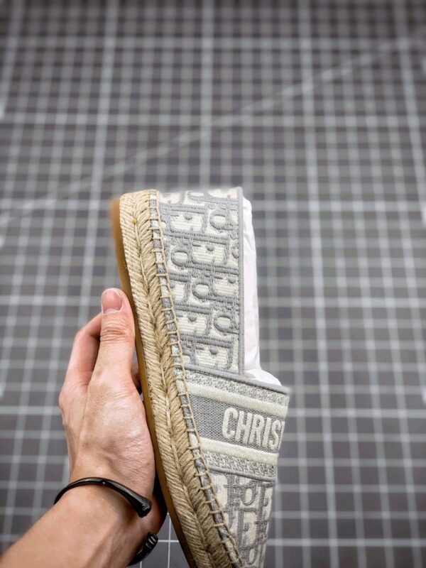Giày Christian Dior siêu cấp Pattern Jacquard màu ghi