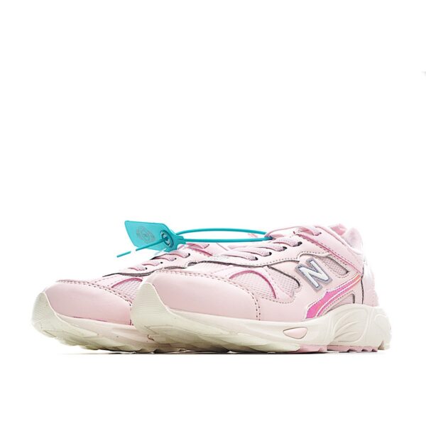 Giày chạy bộ trẻ em newbalance 878 - NB878 full màu hồng
