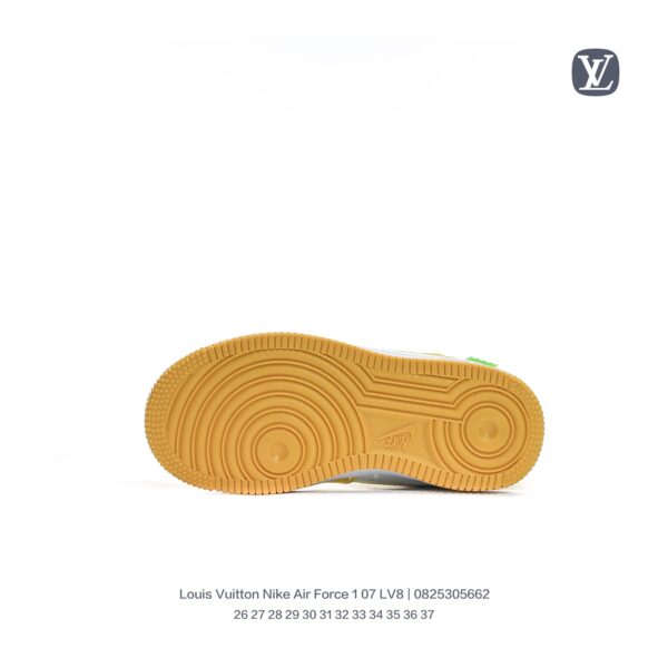 Giày Nike Air Force 1 07 x Louis Vuitton trẻ em màu vàng