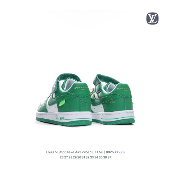 Giày Nike Air Force 1 07 x Louis Vuitton trẻ em màu xanh