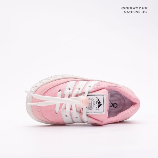 Giày Adidas Superstar trẻ em Atmos x Adimatic Low màu trắng hồng