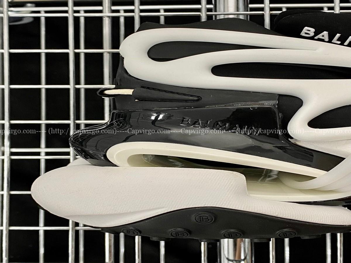 Giày Balmain Sock Style B-Bold Sneakers đen trắng
