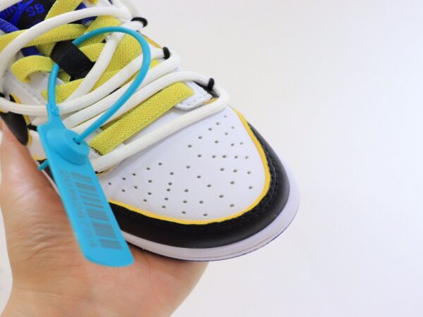 Giày Nike SB Dunk Low trẻ em màu xanh logo đen