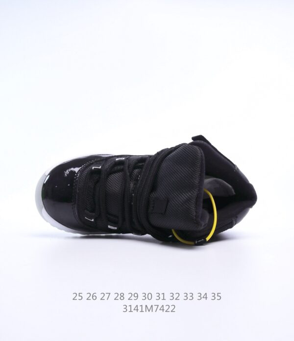 Giày Air Jordan 11 Platinum Tint trẻ em siêu cấp đen trắng