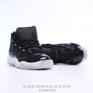 Giày Air Jordan 11 Platinum Tint trẻ em siêu cấp đen trắng