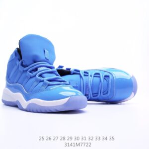 Giày Air Jordan 11 Platinum Tint trẻ em siêu cấp màu xanh