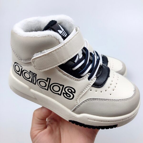 Giày trẻ em Adidas Drop Step cỏ ba lá màu đen trắng