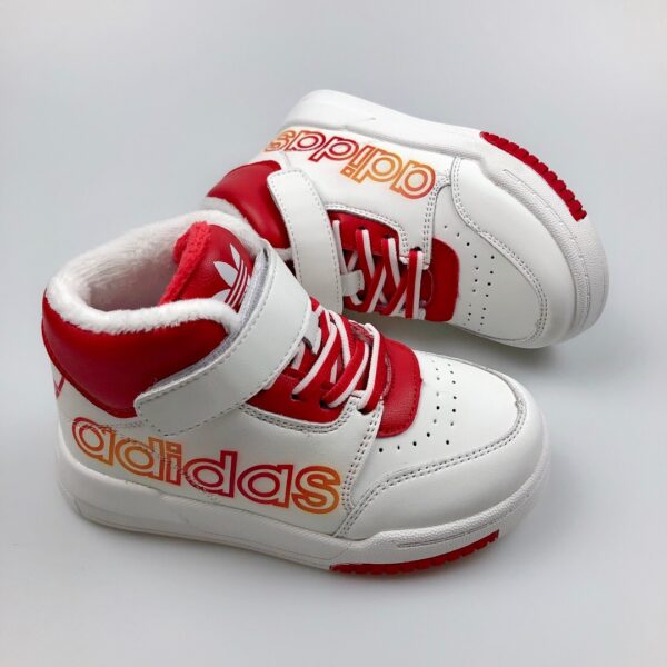 Giày trẻ em Adidas Drop Step cỏ ba lá màu đỏ ghi