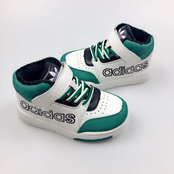 Giày trẻ em Adidas Drop Step cỏ ba lá màu xanh ghi