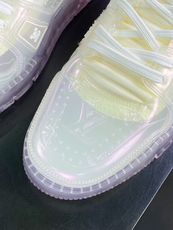 Giày thể thao Louis Vuitton (LV) siêu cấp màu trắng trong suốt