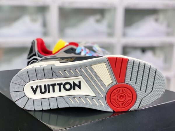 Giày thể thao Louis Vuitton (LV) siêu cấp nhiều màu lưỡi gà vàng