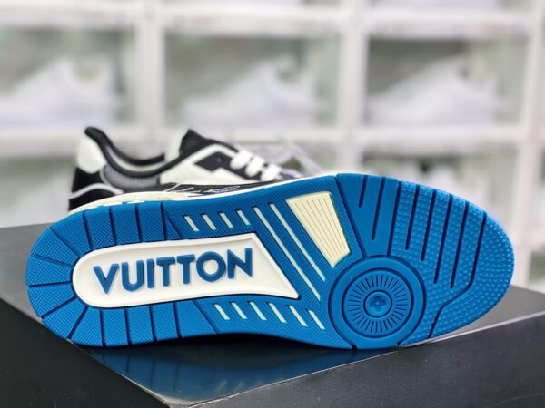 Giày thể thao Louis Vuitton (LV) siêu cấp màu đen xanh navy